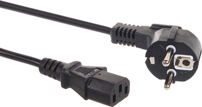 Kabel zasilający Maclean IEC-C13 - Schuko 1.5 m Black (5902211100782)