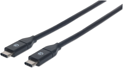 Кабель Manhattan USB Type-C 3.2 M/M 0.5 м Black (766623354899)