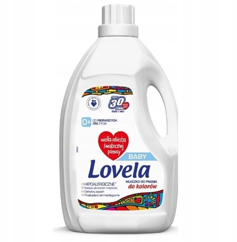 Молочко для прання Lovela Baby гіпоалергенне для прання кольорового дитячого одягу 2.9 л (5900627093605)