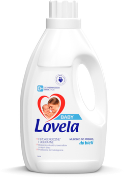 Mleczko do prania Lovela Baby hipoalergiczne dla ubranek niemowlęcych i dziecięcych do bieli 2.9 l (5900627093599)