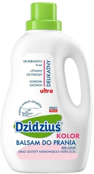 Лосьйон для прання Dzidziuś Ультра делікатний для кольорового дитячого одягу 1500 мл (5900133008520)
