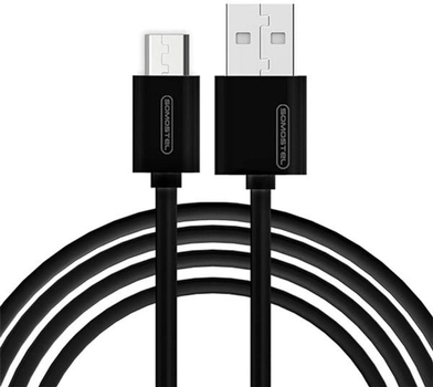 Kabel Somostel USB Type-A - micro-USB 3.1A 1.2 m Black (5902012968352)