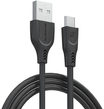 Кабель Somostel USB Type-A - USB Type-C 3.1A 3 м Black (5902012966792)