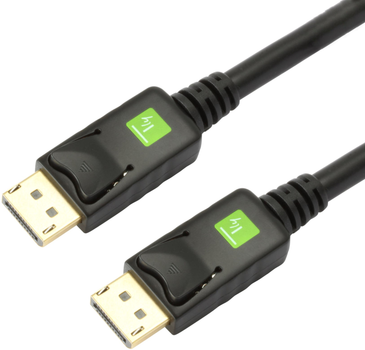 Kabel Techly DisplayPort M/M 2 m Black (8057685304291)