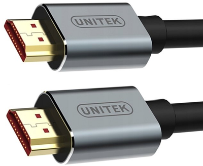 Kabel Unitek HDMI 2.0 M/M 2 m Black/Silver (4894160022592)