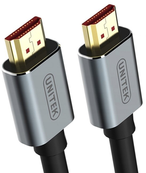 Kabel Unitek HDMI 2.0 M/M 2 m Black/Silver (4894160022592)
