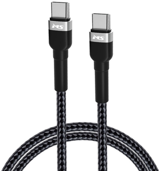 Kabel MS USB Type-C M/M 1 m Black (3856005185078)