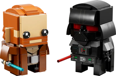 Zestaw klocków Lego BrickHeadz Obi-Wan Kenobi i Darth Vader 260 części (40547)