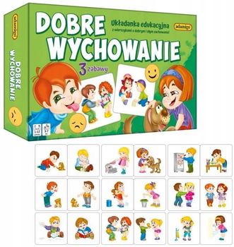 Gra planszowa Adamigo Dobre wychowanie mini (5902410007820)