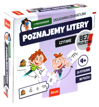 Gra planszowa Jawa Poznajemy Litery z Profesorkiem (5901838005029)