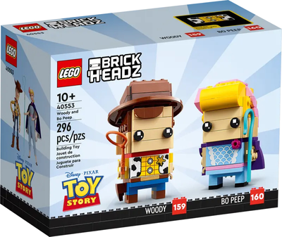 Конструктор LEGO BrickHeadz Вуді та Бо Піп 296 деталей (40553)
