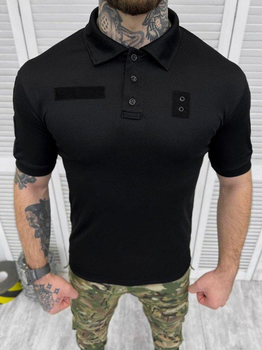 Тактическая футболка polo black XL