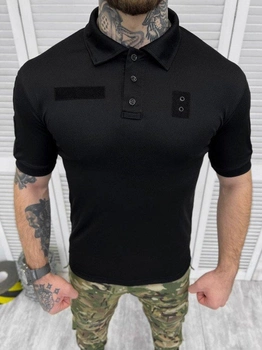 Тактическая футболка polo black XS