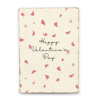 Постер дерев'яний Valentine's Day А4