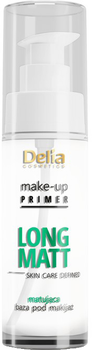 База під макіяж Delia Make-Up Primer Long Matt Skin Care Defined матуюча 30 мл (5901350476550)