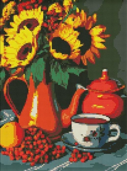 Diamentowa mozaika Ideyka Podwieczorek latem 30x40 cm (4823104353454)
