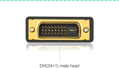Перехідник Ugreen DVI 24+1 Male to HDMI Female Adapter Black (6957303821242)