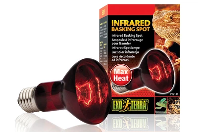 Зеркальная инфракрасная обогревающая лампа для рептилий Exo Terra Infrared Basking Spot R20, 75 Вт