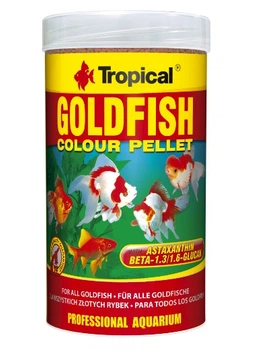 Сухой корм для аквариумных рыб Tropical в гранулах "Goldfish Color Pellet" (для золотых рыбок) 250 мл (90 г)