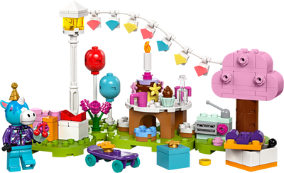 Zestaw klocków Lego Animal Crossing Przyjęcie urodzinowe Juliana 170 elementów (77046)