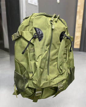 Військовий рюкзак 45 л., Олива, тканина - Кордура, тактичний рюкзак для військових, армійський рюкзак для солдатів