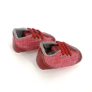 Пинетки DomiKids, арт. 11, кеды, красные, длина стельки 11 см