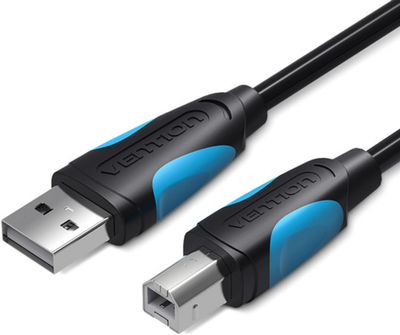 Kabel do drukarki Vention USB A Male - B Male Print 1 m (VAS-A16-B100)