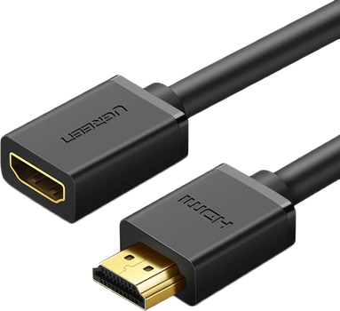 Кабель Ugreen HD107 HDMI Male to Female Extension Cable 1 м Black (6957303811410)
