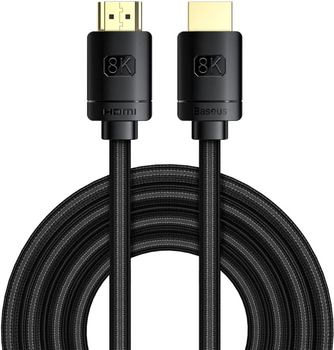 Kabel Baseus HDMI m - M, 3 m, V2.1 8K, High Definition Series Black (CAKGQ-L01)