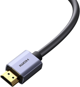 Кабель Baseus HDMI м - M, 1 м, V2.0 4K, high Definition Series Graphene Black (WKGQ020001)