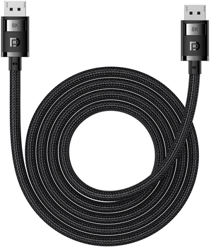 Kabel Baseus High Definition Series DP 8K to DP 8K 2 m Black (B00633706111-02)