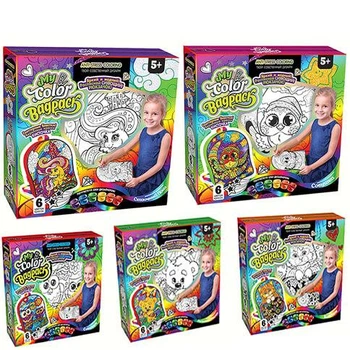 Набор для творчества Danko Toys "My Color BagPack" рюкзак-раскраска CВР-01-01,02,03,04,05