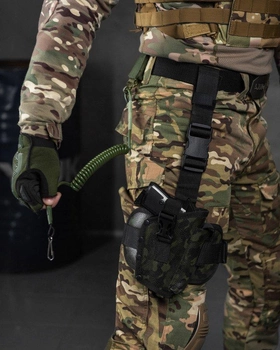 Тренчик пистолетный с фастексом, страховочный шнур для пистолета, быстросъемный (паракорд) цвет олива Вт7084