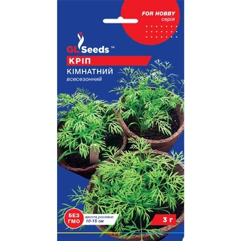 Насіння Зелень Кріп Кімнатний GL Seeds 3г (For Hobby2201)