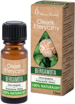 Olejek eteryczny Vera Nord Naturalny bergamota 10 ml (5908282460022)