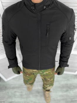 Армейська куртка софтшел L COMBAT BLACK (BL-1120) 15-1!