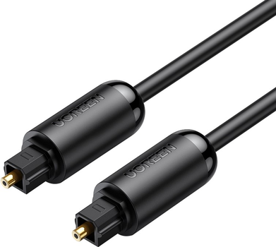 Kabel Ugreen AV122 Toslink Optical Male to Male Audio Cable 1.5 m Black (6957303878918)