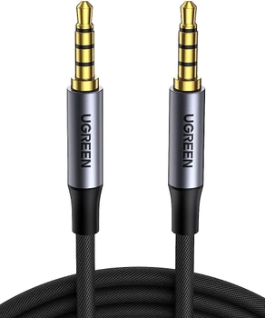 Кабель Ugreen AV183 3.5 мм to 3.5 мм Audio Cable, 1.5 м Black (6957303824977)