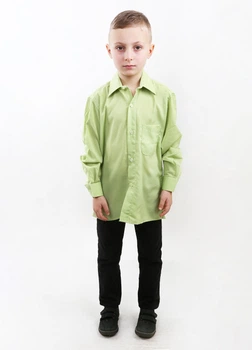 Рубашка для хлопчика MTP 128 см Салатовий (PVM-3132-Light-green)