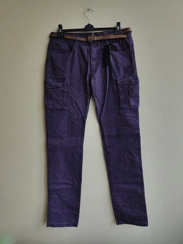 Чоловічі штани карго cargo Drake Super Slim Fit Stretch Scotch & Soda Amsterdam Couture 33/34 Синій