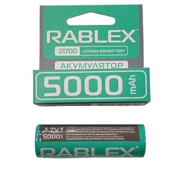 ​Аккумулятор Rablex 21700 Li-lon 5000 mAh литий-ионный 3.7 V