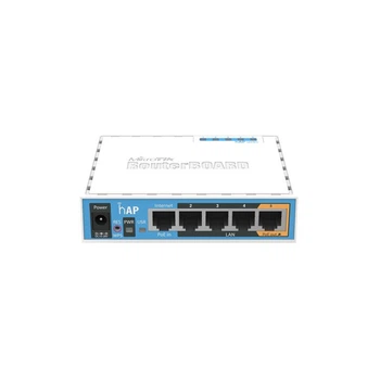 Маршрутизатор MikroTik hAP Wi-Fi N300 5 портов RouterOS белый