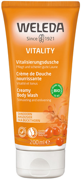Тонізуючий гель для душу Weleda Sea Buckthorn Creamy Body Wash 200 мл (7611916124518)