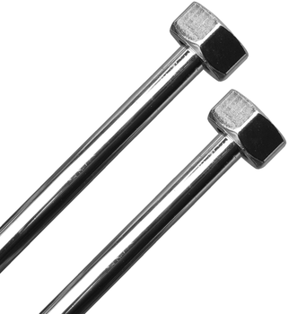 Трубка хромована VA Albertoni Ø10 1/2"х1/2" ВВ L=0,7 м (8023017014107)