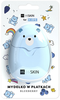 Мило для рук HiSkin Kids Flake Soap в льодяниках Чорниця 50 шт. (5905359804703)