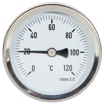 Термометр фронтальний Karro 1/2" Ø 50 мм 120°C