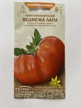 Насіння України Томат Ведмежа лапа 0,1г
