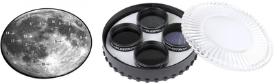 Zestaw filtrów Celestron Moon Filter Set 1.25" (0050234943154)