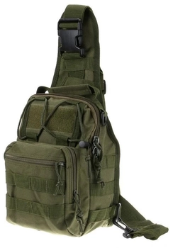 Тактическая сумка ESDY EDC плечевая 7 л Олива (11939755)