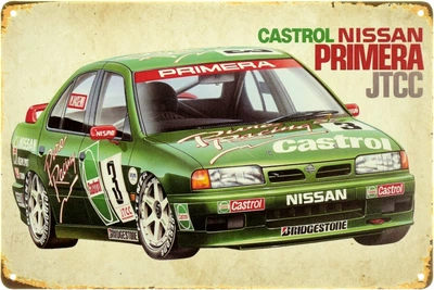Металлическая табличка "Nissan Primera JTCC" (ms-104098)